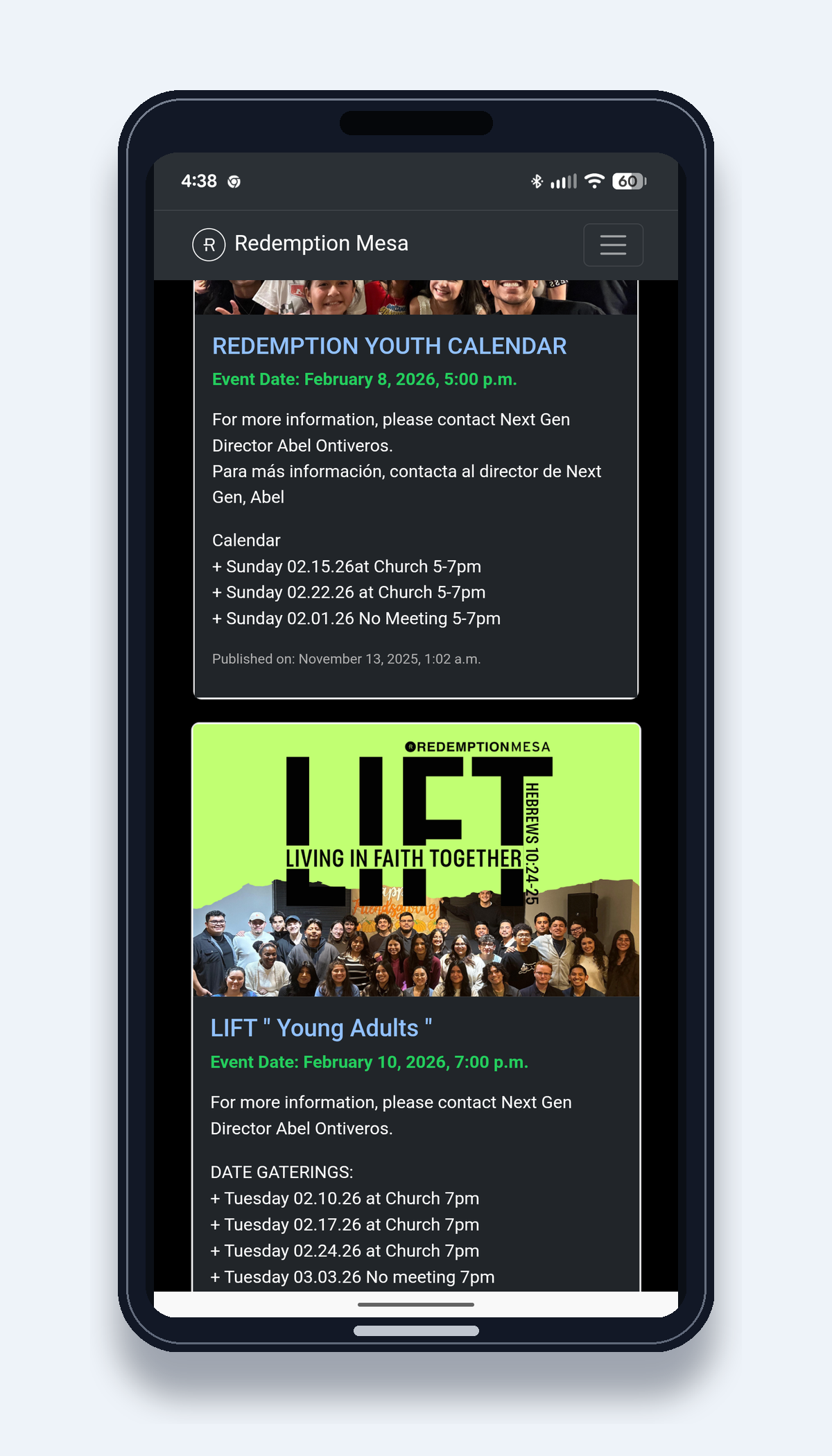 Redemption mobile app mockup 2